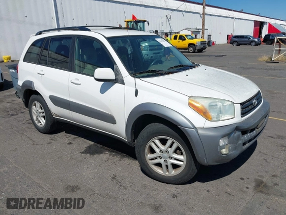 2001 Toyota RAV4 with VIN JTEGH20V610012097, listed as a IAAI auction lot 42652021 with 168,152 mi miles and . Bid and sale history available at DreamBid. Image 1.