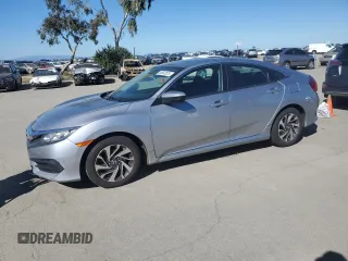 2018 Honda Civic Sedan EX with VIN 19XFC2F79JE201759, listed as a Copart auction lot 50547075 with 64,217 mi miles and Clean Title. Bid and sale history available at carsss.com. Image 1.