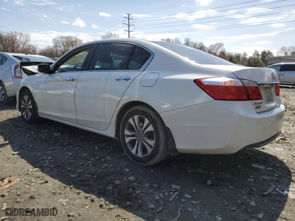 2014 Honda Accord Sedan LX with VIN 1HGCR2F35EA136191, listed as a Copart auction lot 49577235 with 162,751 mi miles and Salvage Title. Bid and sale history available at carsss.com. Image 2.