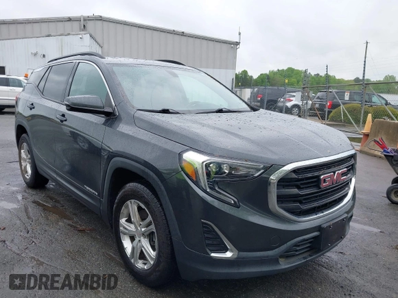 2019 GMC Terrain SLE with VIN 3GKALTEV7KL282200, listed as a IAAI auction lot 41958272 with 94,794 mi miles and . Bid and sale history available at DreamBid. Image 1.