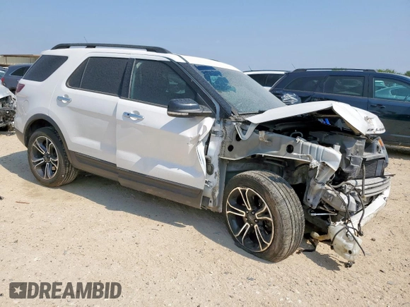 2013 Ford Explorer Sport with VIN 1FM5K8GTXDGB40435, listed as a Copart auction lot 58211555 with Not provided miles and Salvage title. Bid and sale history available at DreamBid. Image 4.