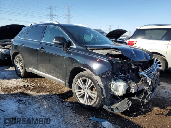 2015 Lexus RX 450h with VIN 2T2BC1BA0FC004281, listed as a Copart auction lot 45388265 with 144,936 mi miles and Salvage Title. Bid and sale history available at DreamBid. Image 4.