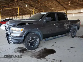 2019 Ram 1500 with VIN 1C6RRELG7KN716670, listed as a Copart auction lot 70481274 with 115,830 mi miles and Salvage title. Bid and sale history available at DreamBid. Image 1.
