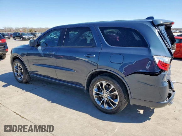 2019 Dodge Durango GT Plus with VIN 1C4RDHDG5KC806483, listed as a Copart auction lot 47853555 with 93,895 mi miles and Salvage Title. Bid and sale history available at carsss.com. Image 2.