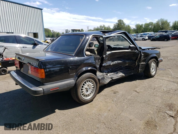 1987 BMW 3 Series 325 with VIN WBAAB5407H9692655, listed as a Copart auction lot 68127684 with 271,481 mi miles and Salvage Title. Bid and sale history available at carsss.com. Image 3.