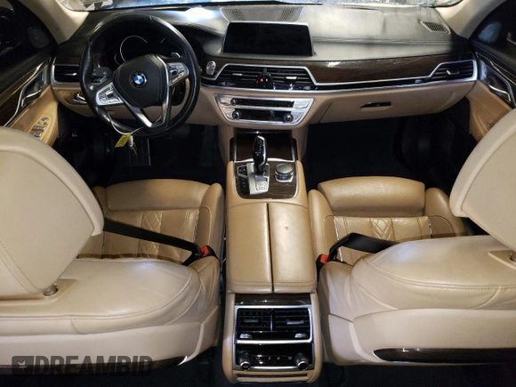 2016 BMW 7 Series 740i with VIN WBA7E2C5XGG547780, listed as a Copart auction lot 57895613 with 108,100 mi miles. Bid and sale history available at carsss.com. Image 8.