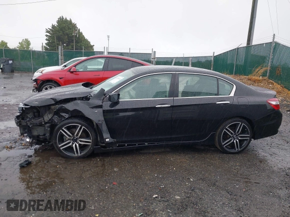 2016 Honda Accord Sport with VIN 1HGCR2F53GA195194, listed as a IAAI auction lot 42358904 with 58,549 mi miles and . Bid and sale history available at DreamBid. Image 14.