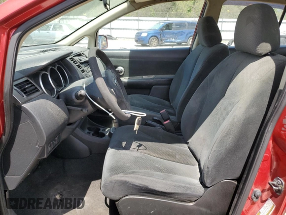 2010 Nissan Versa S with VIN 3N1BC1AP8AL451511, listed as a Copart auction lot 53844865 with 186,503 mi miles and Salvage Title. Bid and sale history available at DreamBid. Image 7.
