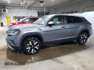 2022 Volkswagen Atlas SE with VIN 1V2LC2CA8NC227297, listed as a Copart auction lot 60211524 with 38,258 mi miles and Salvage title. Bid and sale history available at DreamBid. Image 1.