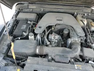 2021 Jeep Wrangler Unlimited Rubicon with VIN 1C4HJXFG2MW543771, listed as a Copart auction lot 84271695 with 79,652 mi miles and Salvage title. Bid and sale history available at DreamBid. Image 13.