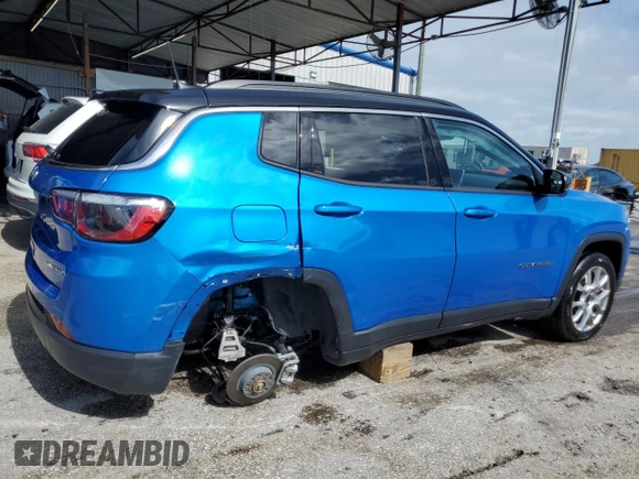 2025 Jeep Compass Limited with VIN 3C4NJDCN0ST512395, listed as a Copart auction lot 63557225 with 19,984 mi miles and Clean title. Bid and sale history available at DreamBid. Image 3.