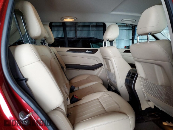 2019 Mercedes-Benz GLS with VIN 4JGDF6EE8KB184050, listed as a Copart auction lot 43813875 with 63,322 mi miles and Salvage Title. Bid and sale history available at carsss.com. Image 11.