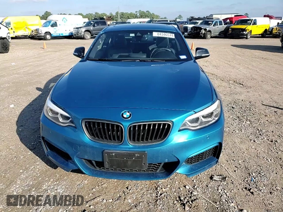 2020 BMW 2 Series M240i with VIN WBA2J5C07L7F24188, listed as a Copart auction lot 84346574 with 34,082 mi miles and Salvage Title. Bid and sale history available at carsss.com. Image 11.
