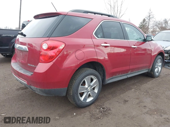 2015 Chevrolet Equinox LT with VIN 2GNALCEK6F6250020, listed as a IAAI auction lot 41853161 with 124,912 mi miles. Bid and sale history available at carsss.com. Image 4.