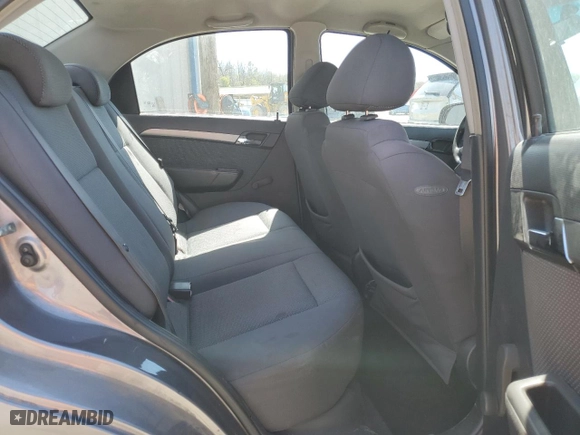 2008 Chevrolet Aveo LS with VIN KL1TD56698B280485, listed as a Copart auction lot 50090485 with 162,226 mi miles and Salvage Title. Bid and sale history available at carsss.com. Image 10.