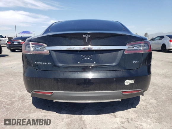 2016 Tesla Model S 90D with VIN 5YJSA1E20GF123251, listed as a Copart auction lot 52791625 with 97,393 mi miles and Salvage Title. Bid and sale history available at DreamBid. Image 6.