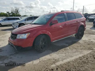 2018 Dodge Journey Crossroad z VIN 3C4PDCGG6JT157138, wystawiony jako Copart lot #60521505 z przebiegiem 132 093 mil mil oraz Szkoda całkowita • Salvage title. Historia ofert i sprzedaży dostępna na DreamBid. Obrazek 1.