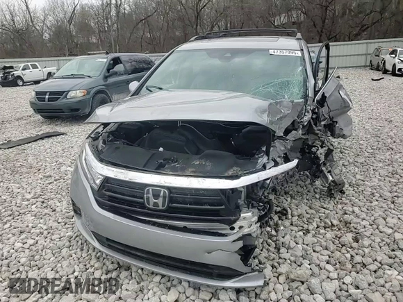 2023 Honda Odyssey EX-L with VIN 5FNRL6H63PB027845, listed as a Copart auction lot 47357095 with 29,265 mi miles and Salvage Title. Bid and sale history available at carsss.com. Image 11.