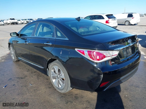 2013 Hyundai Sonata Hybrid Limited with VIN KMHEC4A40DA090333, listed as a IAAI auction lot 41479624 with 164,745 mi miles. Bid and sale history available at carsss.com. Image 3.