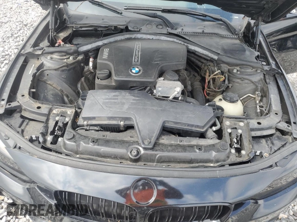 2014 BMW 3 Series 328i with VIN WBA3C1C50EK105938, listed as a Copart auction lot 57499235 with 147,083 mi miles and Salvage title. Bid and sale history available at DreamBid. Image 11.