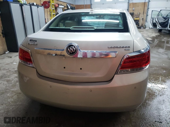 2010 Buick LaCrosse CXL with VIN 1G4GC5EG6AF238437, listed as a Copart auction lot 47478105 with 159,584 mi miles and Clean Title. Bid and sale history available at DreamBid. Image 6.