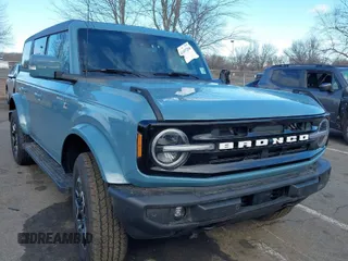 2023 Ford Bronco with VIN 1FMEE5DP7PLC16797, listed as a IAAI auction lot 41497284 with 13,269 mi miles. Bid and sale history available at carsss.com. Image 1.