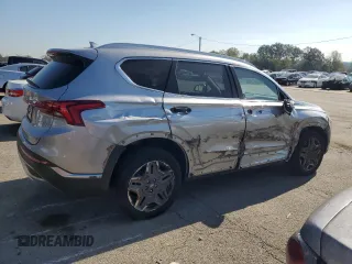 2023 Hyundai Santa Fe Hybrid Limited with VIN 5NMS5DA12PH018504, listed as a Copart auction lot 74368384 with 10,295 mi miles and Salvage Title. Bid and sale history available at carsss.com. Image 3.