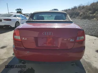 2006 Audi A4 3.0L with VIN WAUDT48H36K009067, listed as a Copart auction lot 89133035 with 173,761 mi miles and Salvage Title. Bid and sale history available at carsss.com. Image 6.