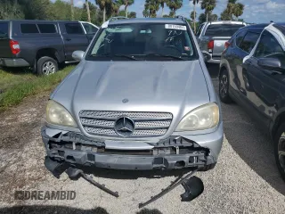 2005 Mercedes-Benz M-Class 3.7L with VIN 4JGAB57E65A519886, listed as a Copart auction lot 80159484 with 178,673 mi miles and Non Repairable. Bid and sale history available at carsss.com. Image 5.