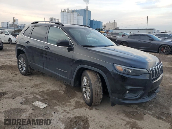 2022 Jeep Cherokee Latitude Lux with VIN 1C4PJLMX8ND503442, listed as a Copart auction lot 86855874 with 58,106 mi miles and Salvage title. Bid and sale history available at DreamBid. Image 4.