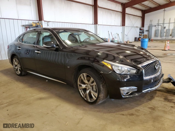 2016 Infiniti Q70L with VIN JN1BY1PR9GM720897, listed as a Copart auction lot 49938945 with 164,882 mi miles and Salvage Title. Bid and sale history available at carsss.com. Image 4.