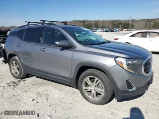 2018 GMC Terrain SLE with VIN 3GKALMEV1JL247771, listed as a Copart auction lot 47217115 with 90,285 mi miles and Salvage Title. Bid and sale history available at carsss.com. Image 4.