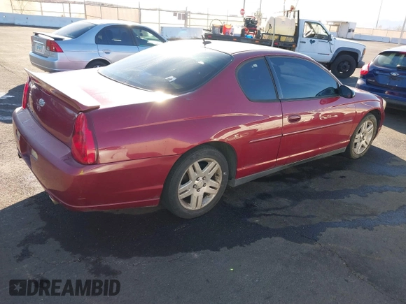 2006 Chevrolet Monte Carlo LT 3.9L with VIN 2G1WK151869228752, listed as a IAAI auction lot 41637812 with 214,326 mi miles. Bid and sale history available at carsss.com. Image 4.