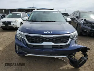 2022 Kia Seltos SX with VIN KNDETCA27N7268234, listed as a Copart auction lot 50480095 with 43,950 mi miles and Salvage title. Bid and sale history available at DreamBid. Image 5.