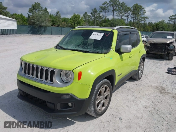 2018 Jeep Renegade Limited with VIN ZACCJADB6JPJ18526, listed as a IAAI auction lot 42078144 with 138,112 mi miles and . Bid and sale history available at DreamBid. Image 2.