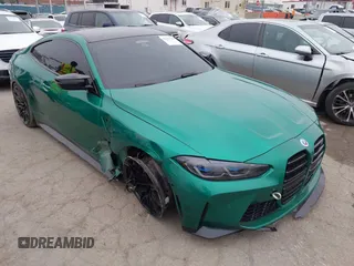 2023 BMW M4 Competition xDrive z VIN WBS43AZ05PCL26010, wystawiony jako IAAI lot #42153303 z przebiegiem 19 839 mil mil oraz . Historia ofert i sprzedaży dostępna na DreamBid. Obrazek 1.