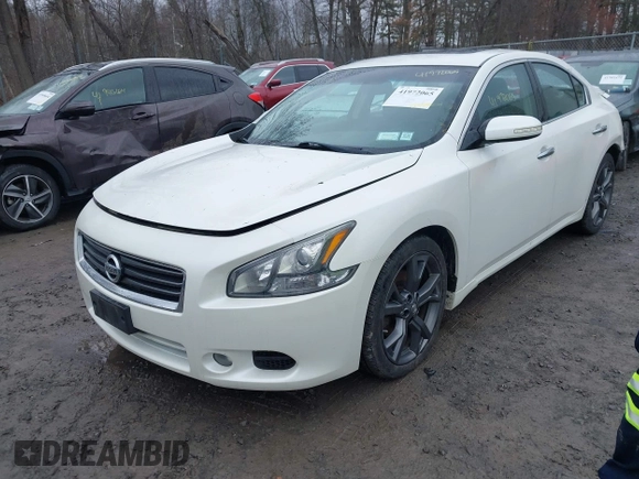 2014 Nissan Maxima S with VIN 1N4AA5AP4EC484583, listed as a IAAI auction lot 41972065 with 173,332 mi miles and . Bid and sale history available at DreamBid. Image 2.