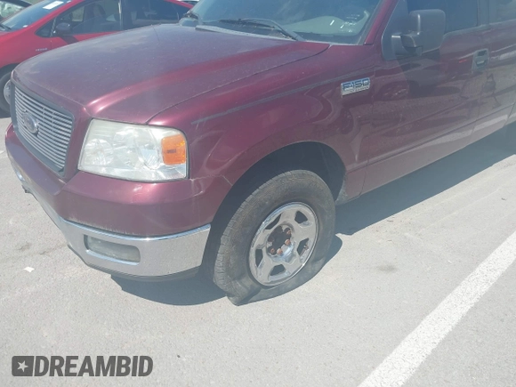 2005 Ford F-150 XLT with VIN 1FTPX14555NA66043, listed as a IAAI auction lot 42641503 with Not provided miles and . Bid and sale history available at DreamBid. Image 12.
