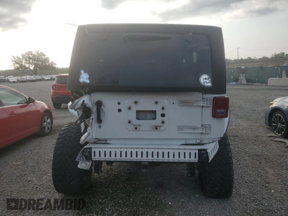 2016 Jeep Wrangler Unlimited Sport with VIN 1C4HJWDG1GL185985, listed as a Copart auction lot 49997255 with 144,549 mi miles and Salvage title. Bid and sale history available at DreamBid. Image 6.