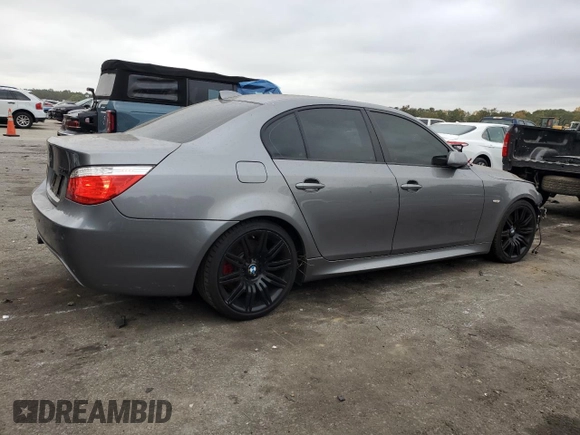 2009 BMW 5 Series 550i with VIN WBANW53529CT55446, listed as a Copart auction lot 78631374 with 125,375 mi miles and Salvage Title. Bid and sale history available at carsss.com. Image 3.