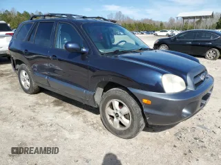 2005 Hyundai Santa Fe GLS with VIN KM8SC13D55U952217, listed as a Copart auction lot 46784205 with 119,714 mi miles and Salvage Title. Bid and sale history available at carsss.com. Image 4.