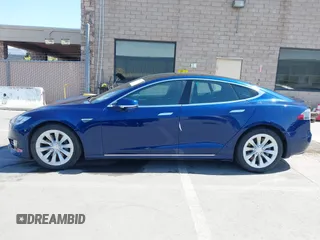 2016 Tesla Model S 90D with VIN 5YJSA1E25GF157220, listed as a IAAI auction lot 42003019 with 130,540 mi miles and . Bid and sale history available at DreamBid. Image 14.