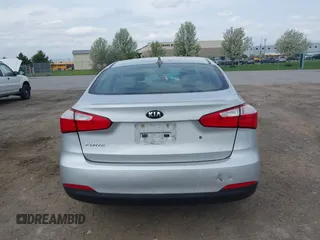 2015 Kia Forte LX with VIN KNAFK4A66F5390206, listed as a IAAI auction lot 42146355 with 107,925 mi miles. Bid and sale history available at carsss.com. Image 16.