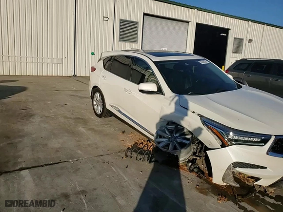 2019 Acura RDX with VIN 5J8TC2H35KL029737, listed as a Copart auction lot 80466704 with 75,827 mi miles and Salvage Title. Bid and sale history available at carsss.com. Image 10.