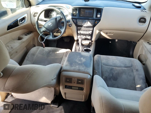 2016 Nissan Pathfinder S with VIN 5N1AR2MN0GC631752, listed as a Copart auction lot 61573295 with 116,797 mi miles and Salvage title. Bid and sale history available at DreamBid. Image 8.