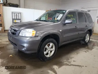 2005 Mazda Tribute LX with VIN 4F2YZ941X5KM62576, listed as a Copart auction lot 59788594 with 198,083 mi miles and Salvage Title. Bid and sale history available at carsss.com. Image 1.