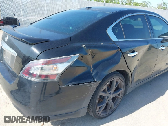 2014 Nissan Maxima S with VIN 1N4AA5AP7EC466451, listed as a IAAI auction lot 42024569 with 162,727 mi miles and . Bid and sale history available at DreamBid. Image 6.