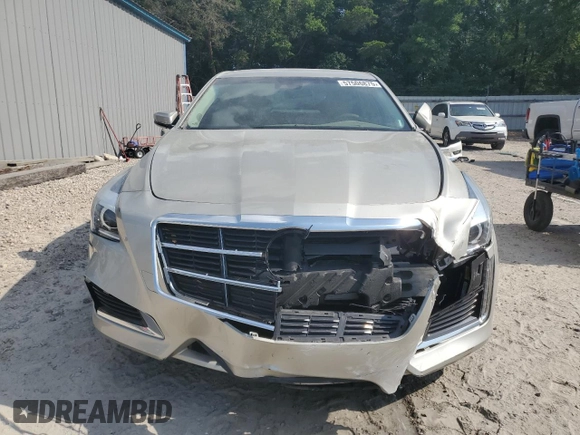 2014 Cadillac CTS Luxury RWD with VIN 1G6AR5S31E0124965, listed as a Copart auction lot 57506875 with 78,668 mi miles and Salvage title. Bid and sale history available at DreamBid. Image 5.