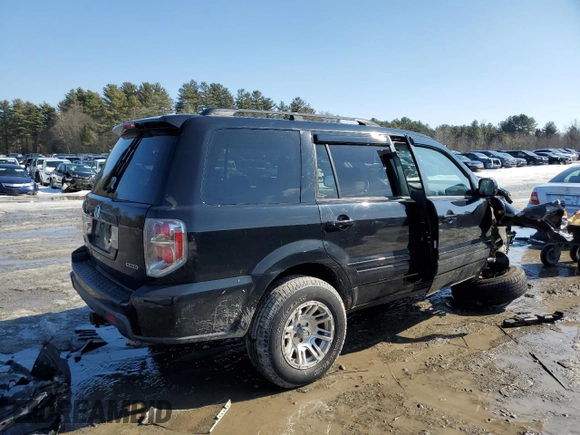 2008 Honda Pilot EX-L with VIN 5FNYF18538B006234, listed as a Copart auction lot 46529335 with 302,594 mi miles and Clean Title. Bid and sale history available at carsss.com. Image 3.