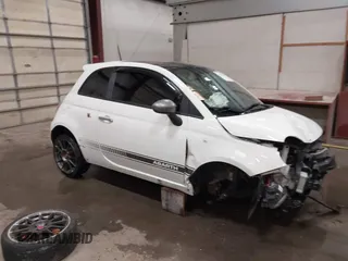 2013 FIAT 500 Abarth z VIN 3C3CFFFHXDT744066, wystawiony jako IAAI lot #41698426 z przebiegiem 60 001 mil mil oraz . Historia ofert i sprzedaży dostępna na DreamBid. Obrazek 1.